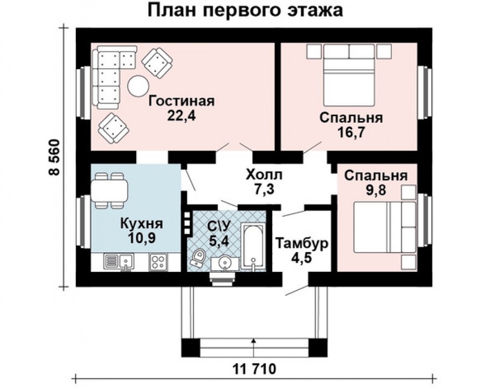 Проект дома Проект дома AS-2033 - Фото 5