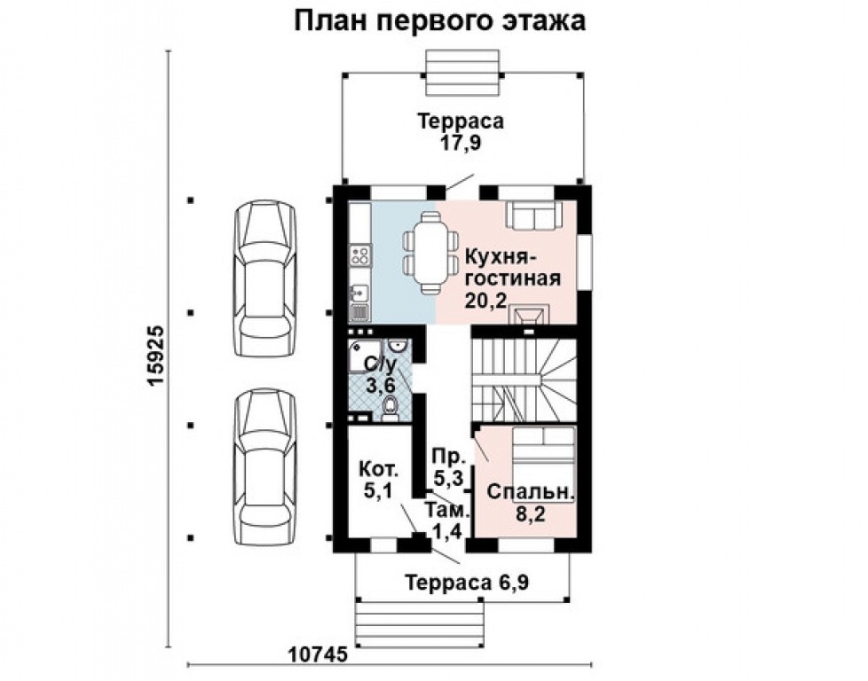 Проект дома Проект дома AS-2303 - Фото 1